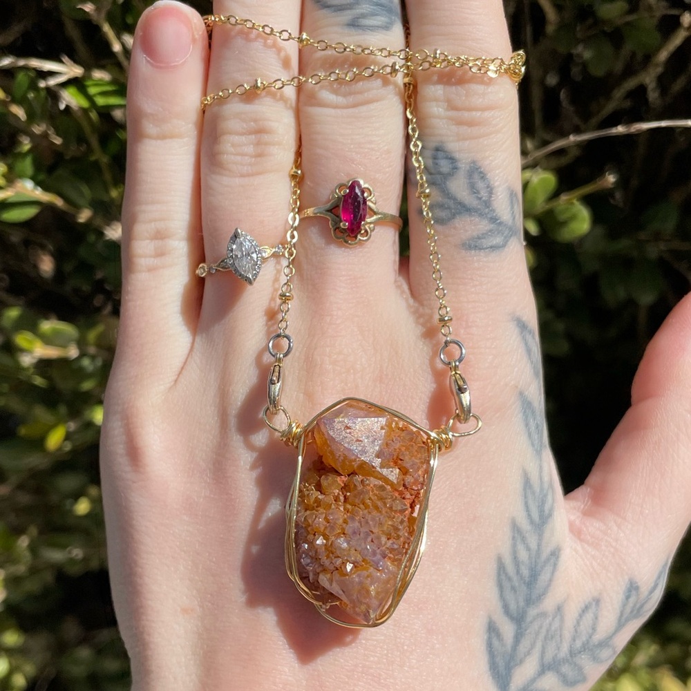 Spirit quartz interchangeable necklace - Picture 1 of 5
